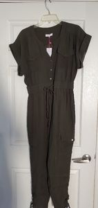 Parker NY Cayman jumpsuit Olive